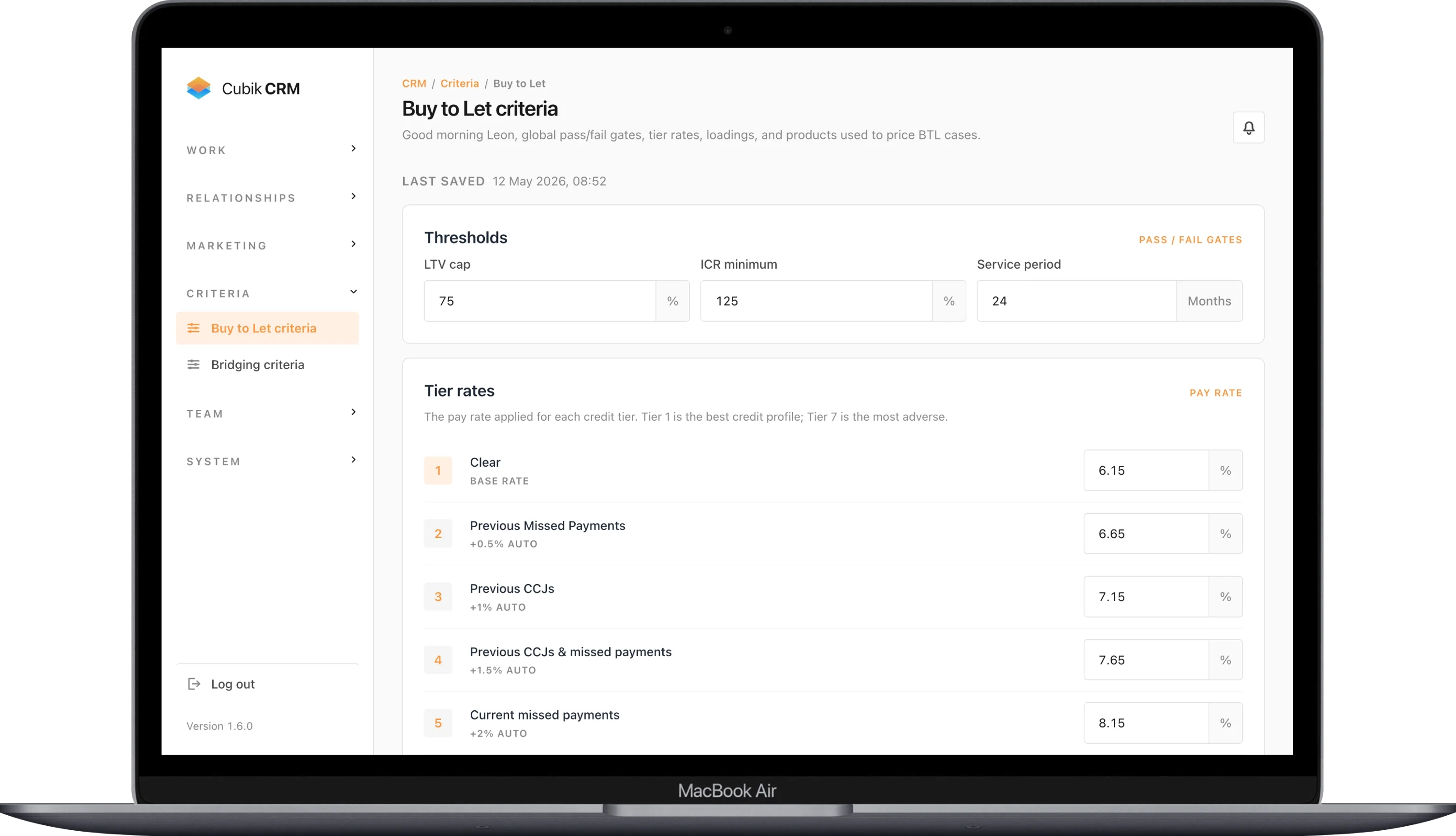 Cubik CRM — tools